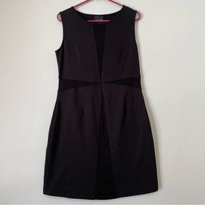 Bitte Kai Rand Sheer Panel Cutout Black Shift Dress Copenhagen